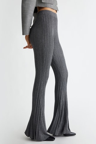 Pantalón de tiro alto - Gris