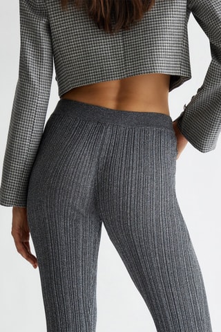 Pantalón de tiro alto - Gris
