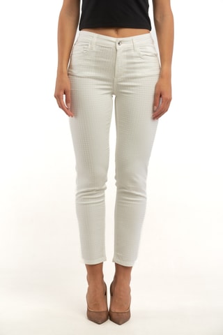 Pantalón de tiro alto - Blanco