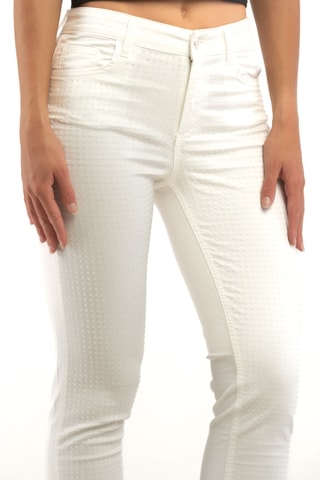 Pantalón de tiro alto - Blanco