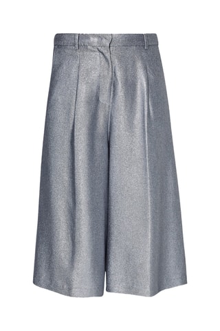 Bermudas de tiro alto - Plateado