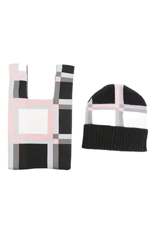 Gorro y bufanda - Negro