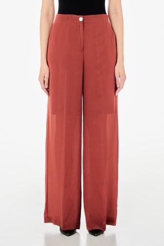 Pantalón de seda - Naranja
