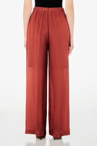 Pantalón de seda - Naranja