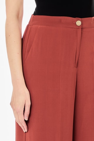 Pantalón de seda - Naranja