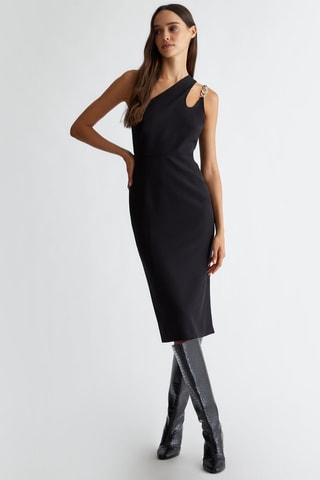 Vestido asimétrico - Negro