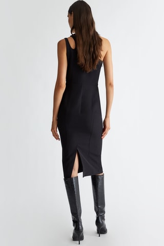 Vestido asimétrico - Negro