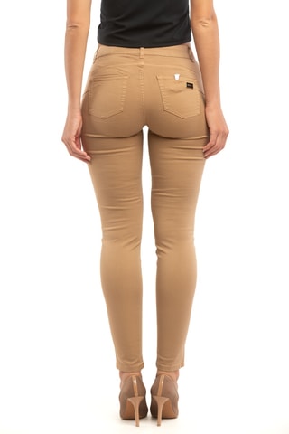 Pantalón de tiro alto - Beige