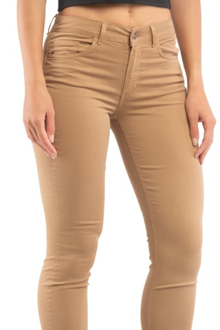 Pantalón de tiro alto - Beige