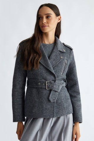 Chaqueta de lana - Gris