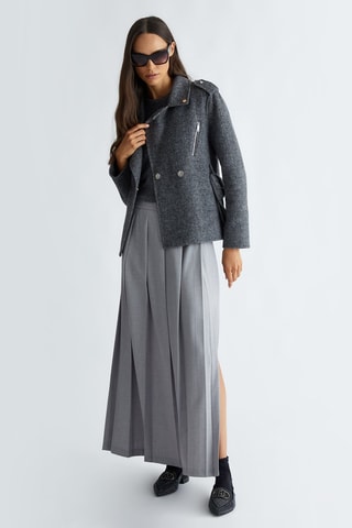 Chaqueta de lana - Gris