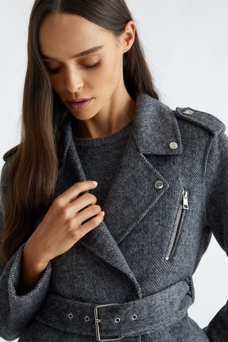 Chaqueta de lana - Gris