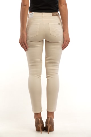 Pantalón de tiro alto - Beige