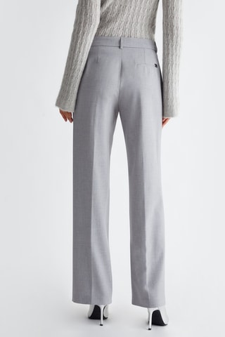Pantalón chino de tiro alto - Celeste