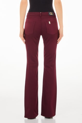 Pantalón bootcut - Burdeos