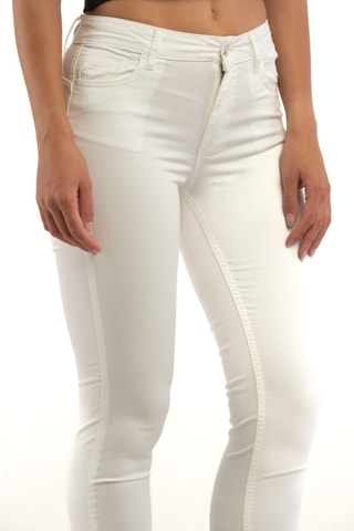 Pantalón de tiro alto - Blanco