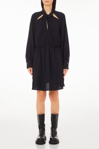 Vestido evasé - Negro