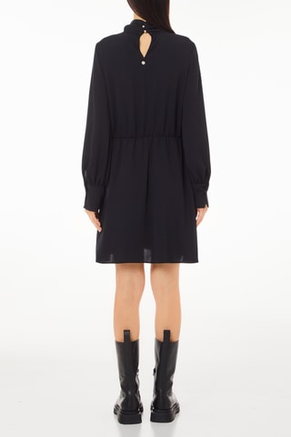 Vestido evasé - Negro