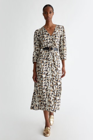 Vestido midi - Multicolor