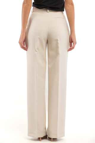 Pantalón palazzo - Beige