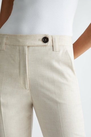 Pantalón flare - Beige