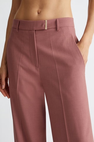 Pantalón straight. - Violeta