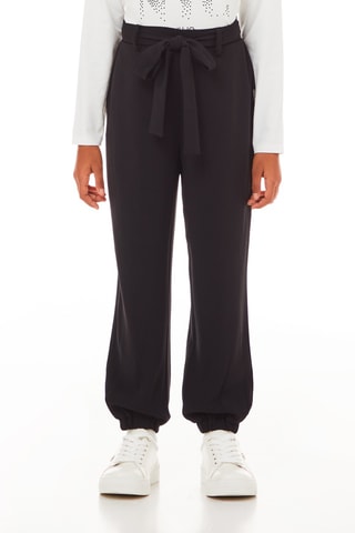 Pantalón de tiro alto - Negro