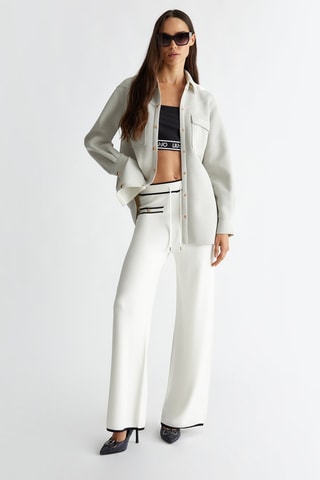 Sobrecamisa con capucha - Blanco