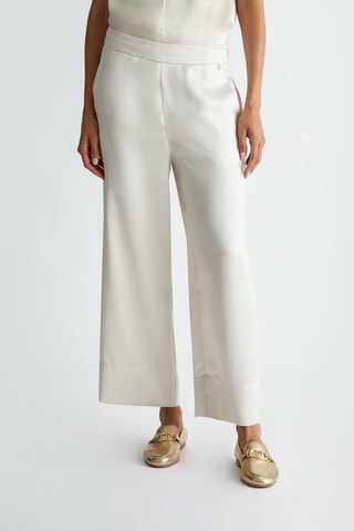 Pantalón de tiro alto - Beige