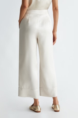 Pantalón de tiro alto - Beige