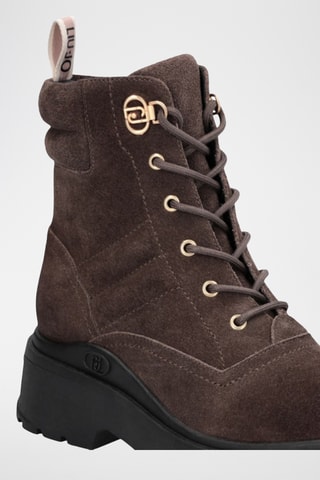Botines de nobuk - Negro