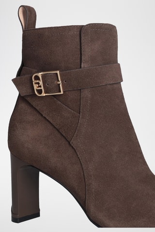Botines de nobuk - Negro