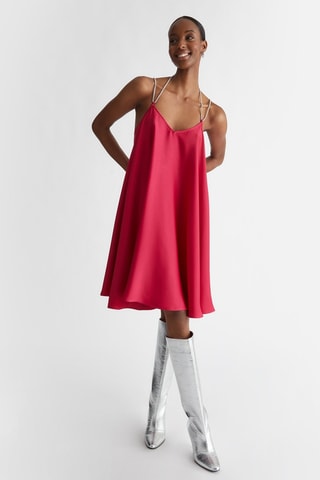 Vestido trapecio - Rosa