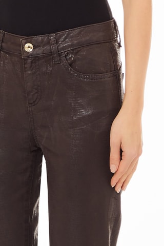 Pantalón de tiro alto - Marrón