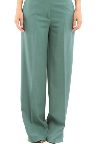 Pantalón straight. - Verde