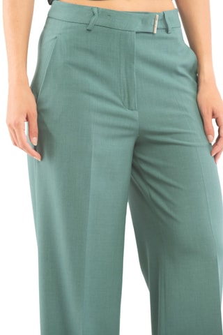 Pantalón straight. - Verde