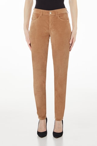 Pantalón de tiro alto - Beige