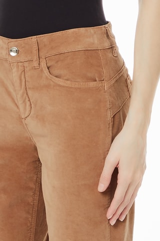 Pantalón de tiro alto - Beige