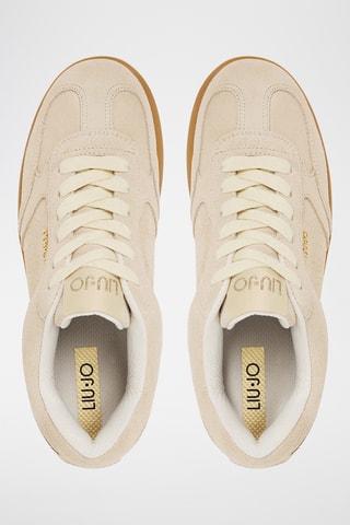 Zapatillas de nobuk - Beige