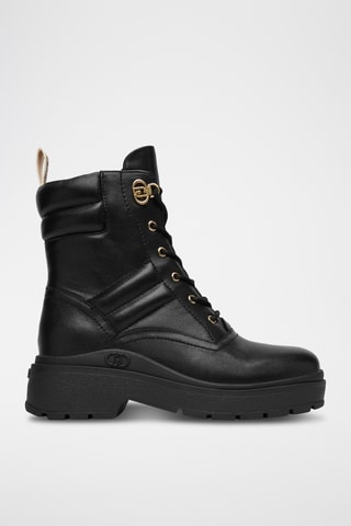 Botines de piel bovina - Negro