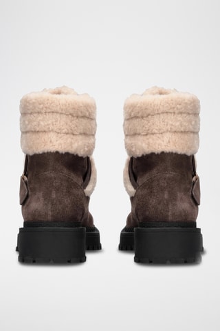 Botines de nobuk - Negro