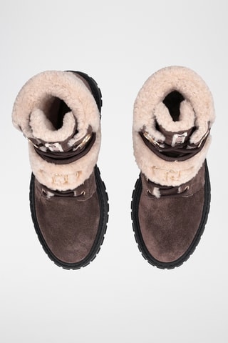 Botines de nobuk - Negro