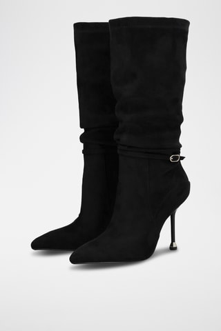 Botines de nobuk - Negro