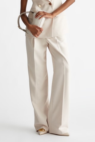 Pantalón palazzo - Beige