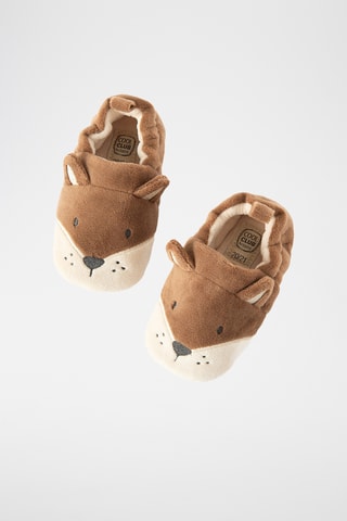 Chaussons - Marron clair