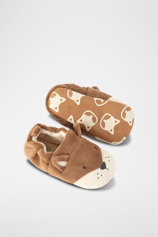 Chaussons - Marron clair