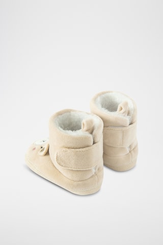 Chaussons fourrés - Beige