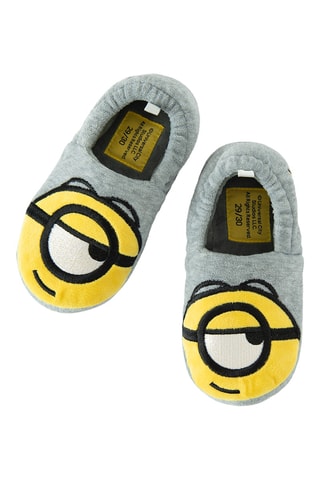 Pantoufles Stuart Les Minions - Gris