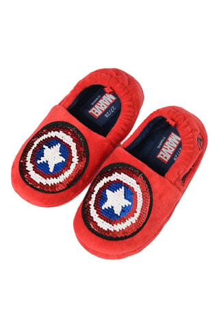 Pantoufles Captain America et Iron Man Avengers Marvel - Rouge