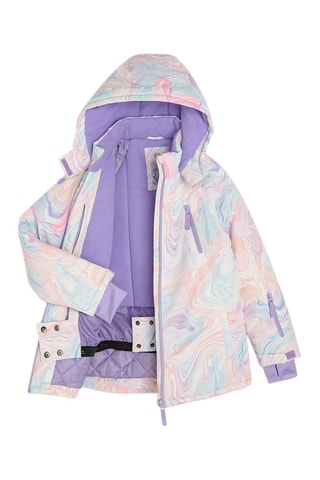 Ski-jasje Tie and Dye - Paars